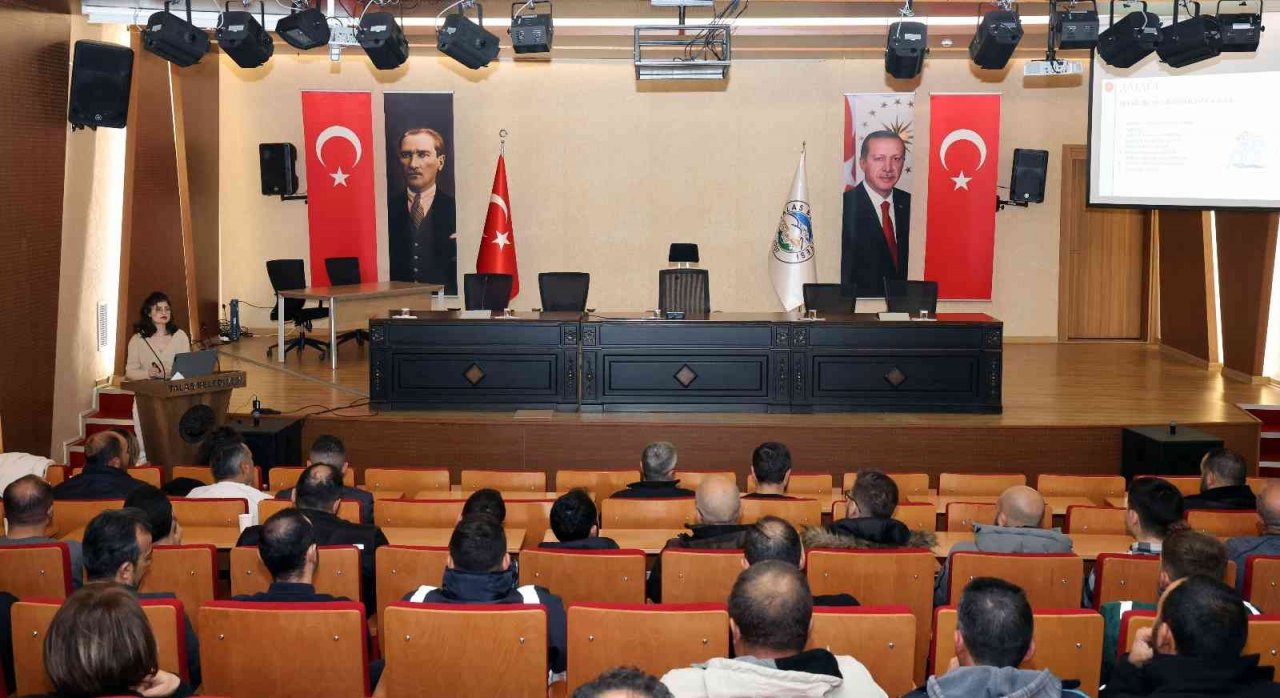 Talas’ta iş güvenliği eğitimleri devam ediyor