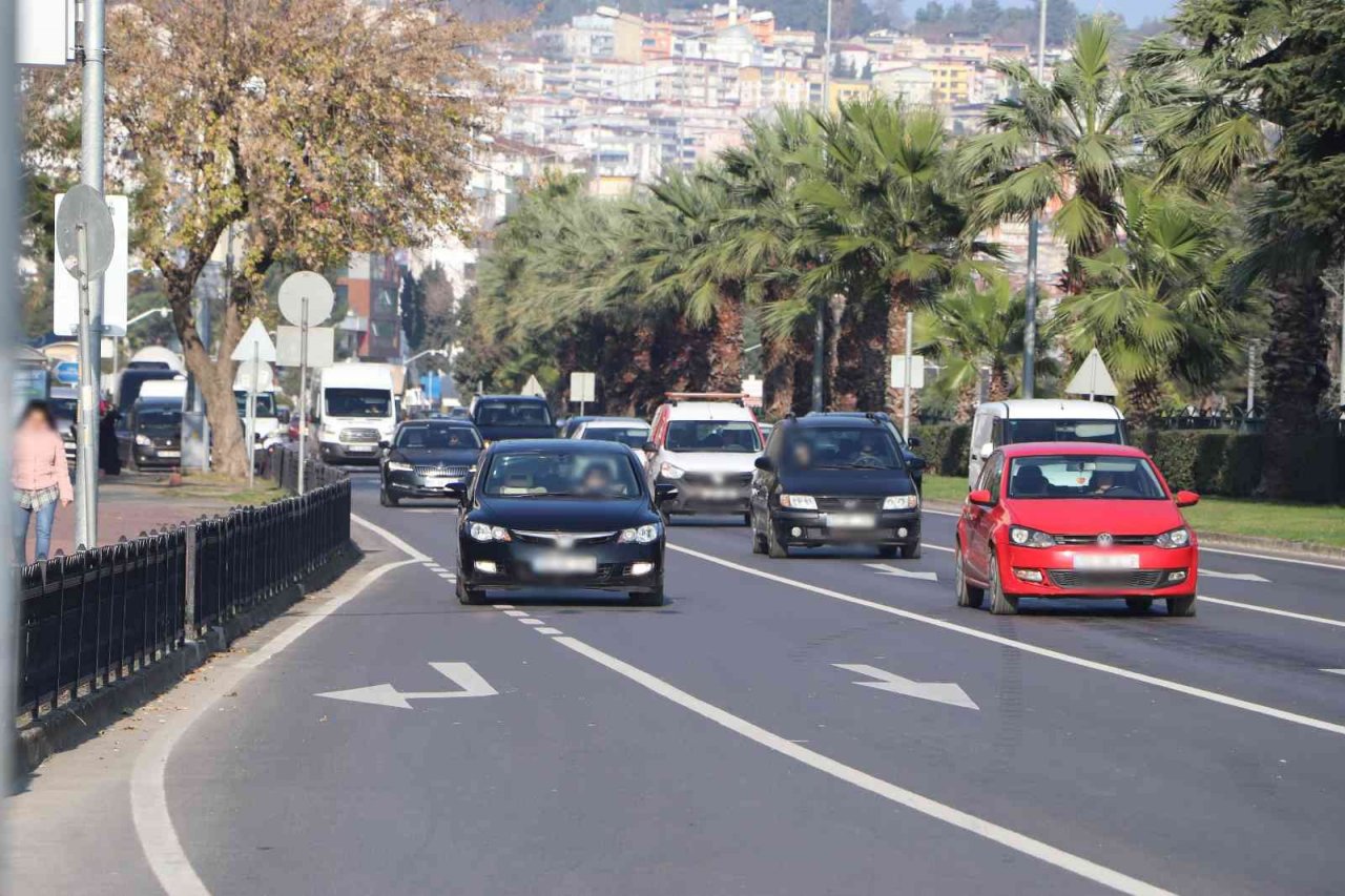 Samsun’da trafiğe kayıtlı araç sayısı 415 bini geçti