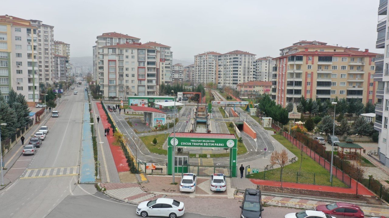 Yeşilyurt Çocuk Trafik Eğitim Parkı zirvede