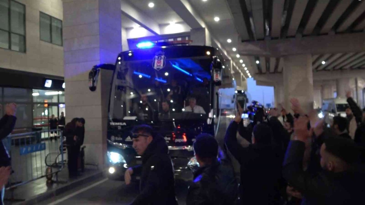 Beşiktaş kafilesi, Gaziantep’te