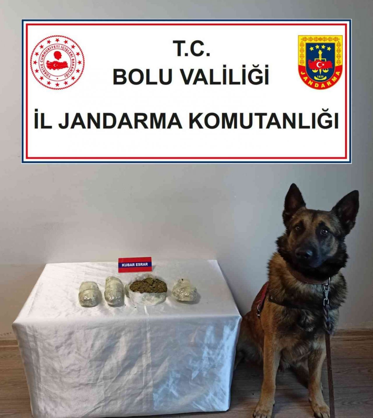 Bolu’da yolcu otobüsünde 3 kişinin valizinden uyuşturucu çıktı