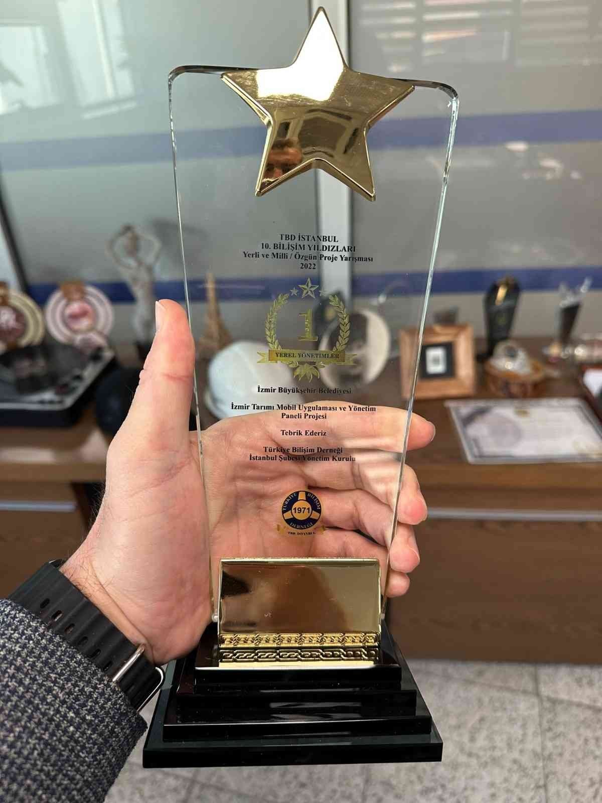 ’İzmir Tarımı’ mobil uygulaması 2022’nin en iyi projesi seçildi