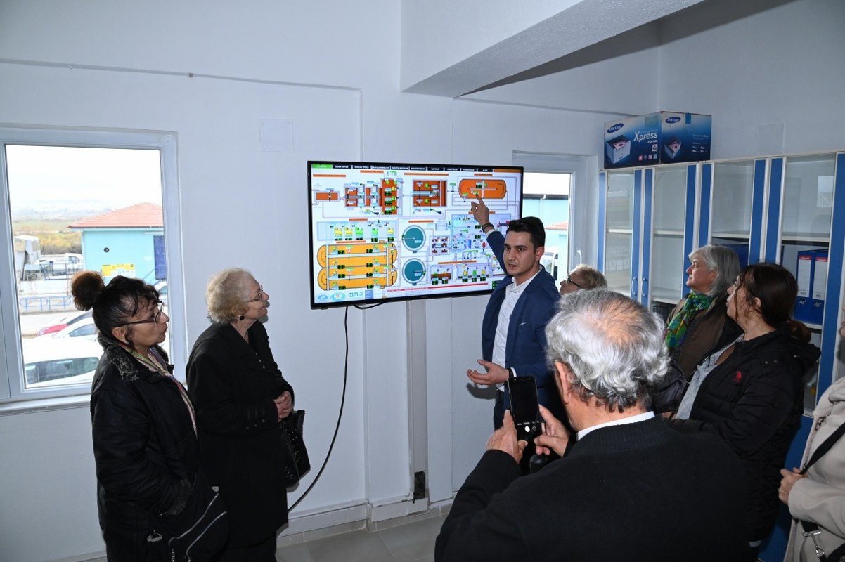 Alaşehir Atıksu Arıtma Tesisi GEMA Vakfını konuk etti
