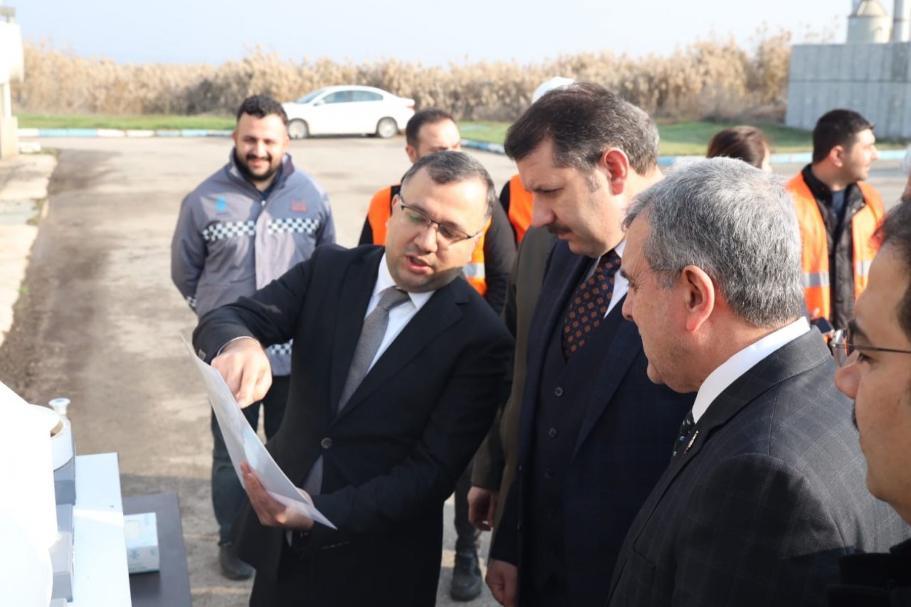 Şanlıurfa Atık Su Arıtma Tesisinde inceleme