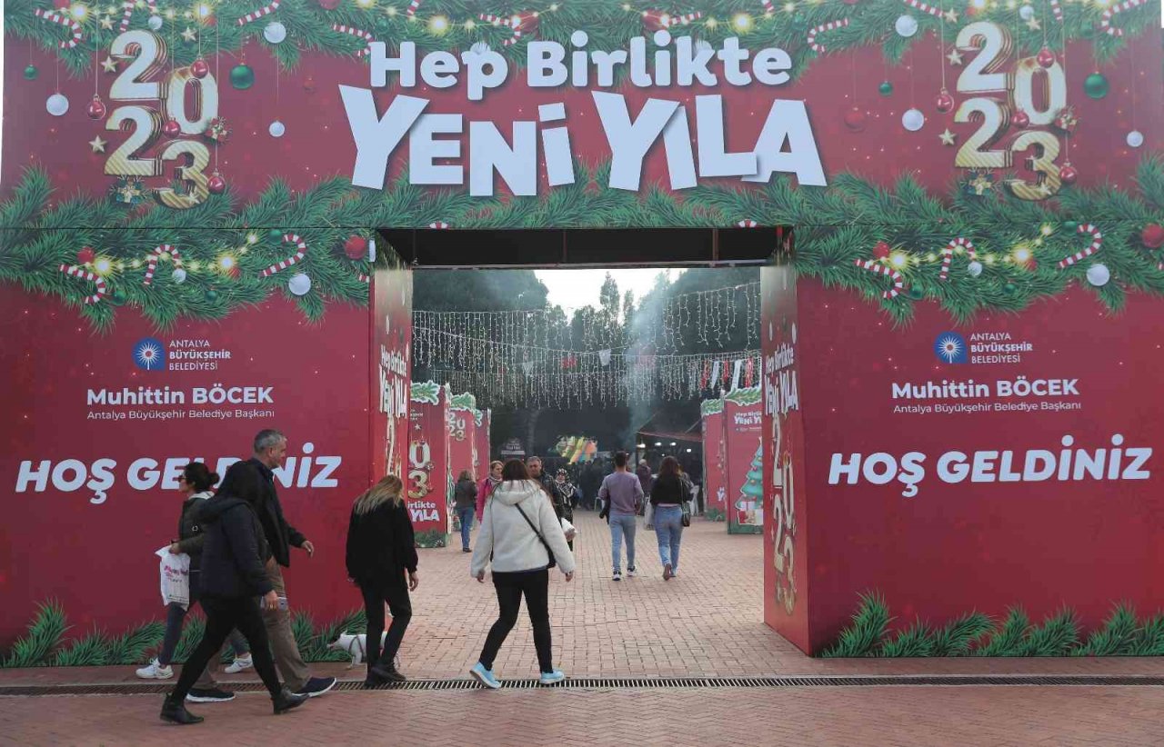 Büyükşehir’in yılbaşı festivali başladı