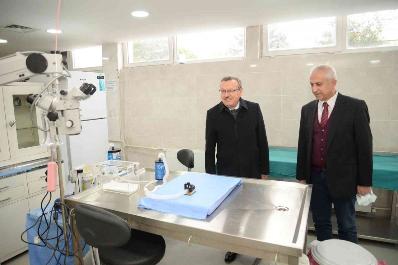 Deney Hayvanları Yetiştirme ve Araştırma Birimi yenilenen yüzüyle hizmete açıldı