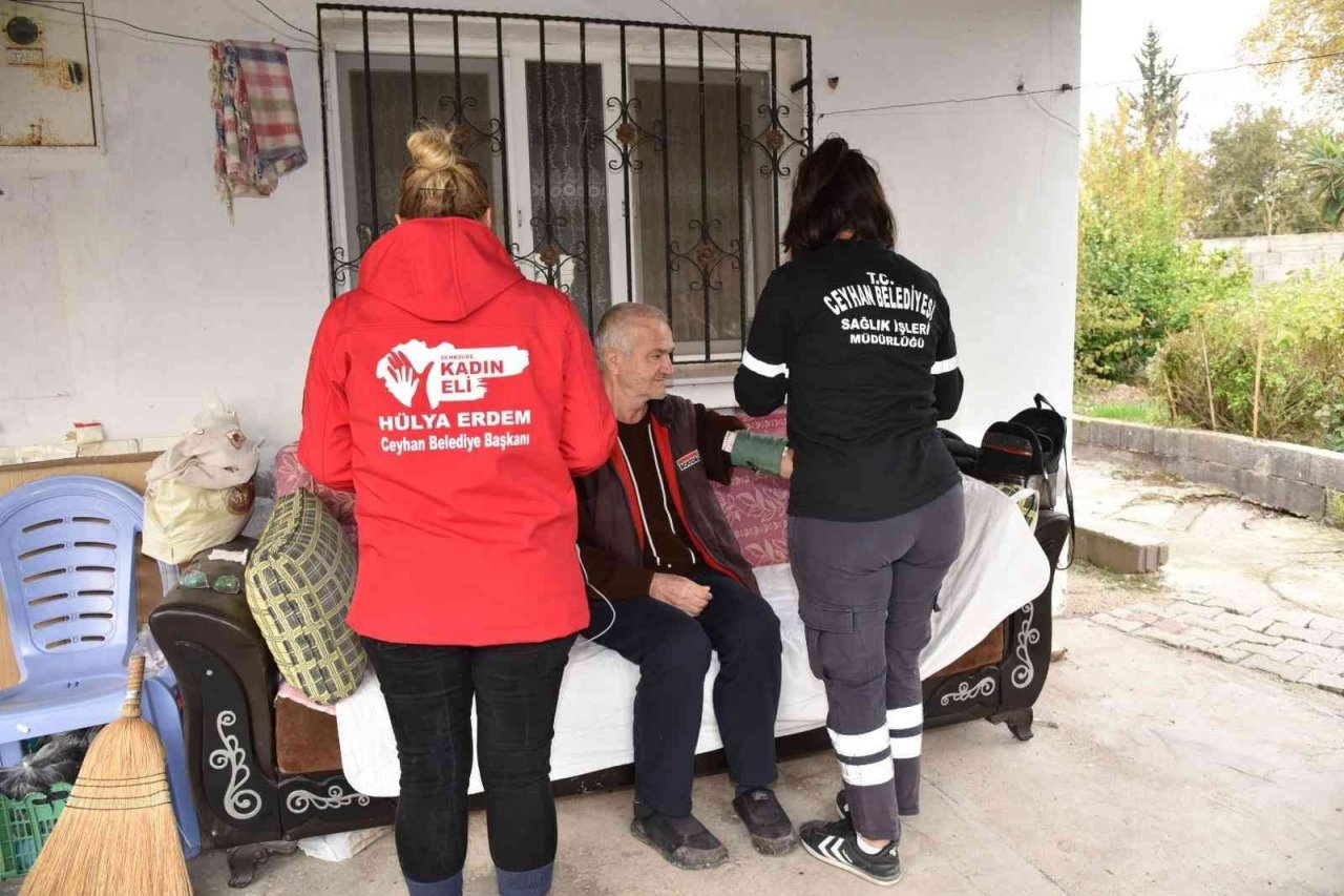 Ceyhan Belediyesinden evde bakım ve sağlık hizmeti