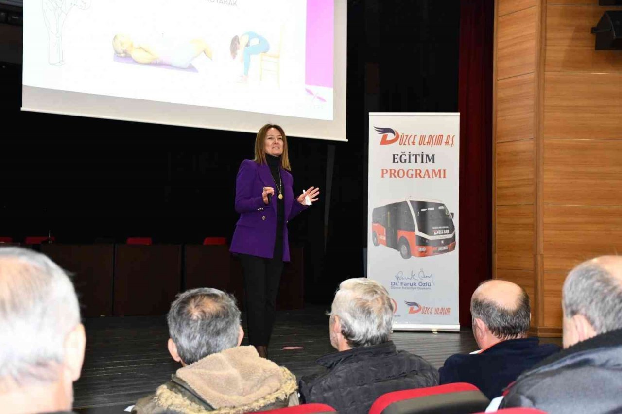 Halk otobüsü şoförlerine ’nefes’ eğitimi