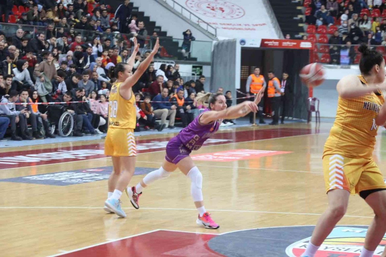 TKBL: Melikgazi Kayseri Basketbol: 61 - Galatasaray: 100