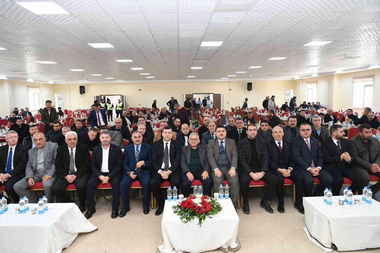 Develi’de Plaka Teslim Töreni Gerçekleştirildi