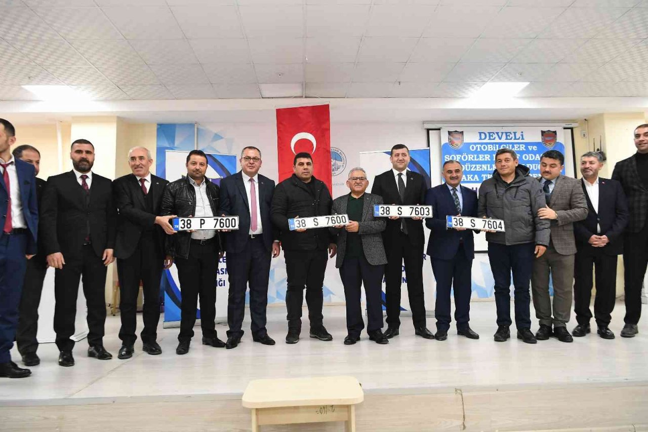 Develi’de Plaka Teslim Töreni Gerçekleştirildi