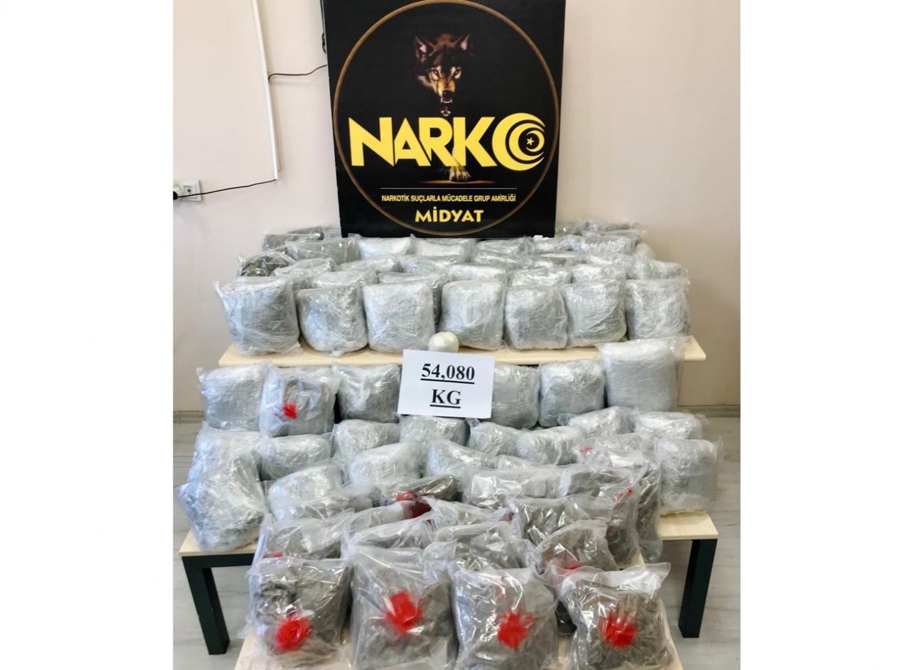 Mardin’de 96 kilo uyuşturucu ele geçirildi