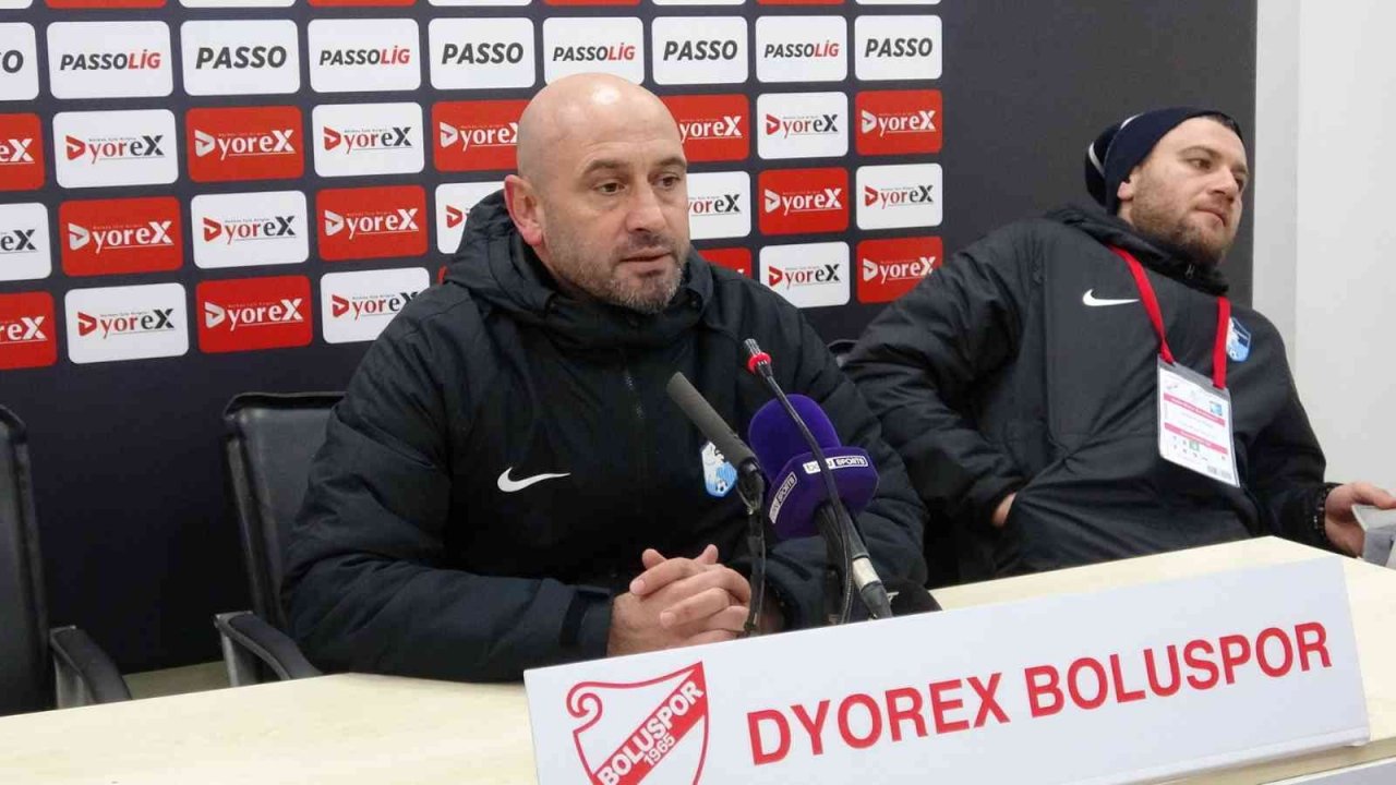 Boluspor-Erzurumspor FK maçının ardından