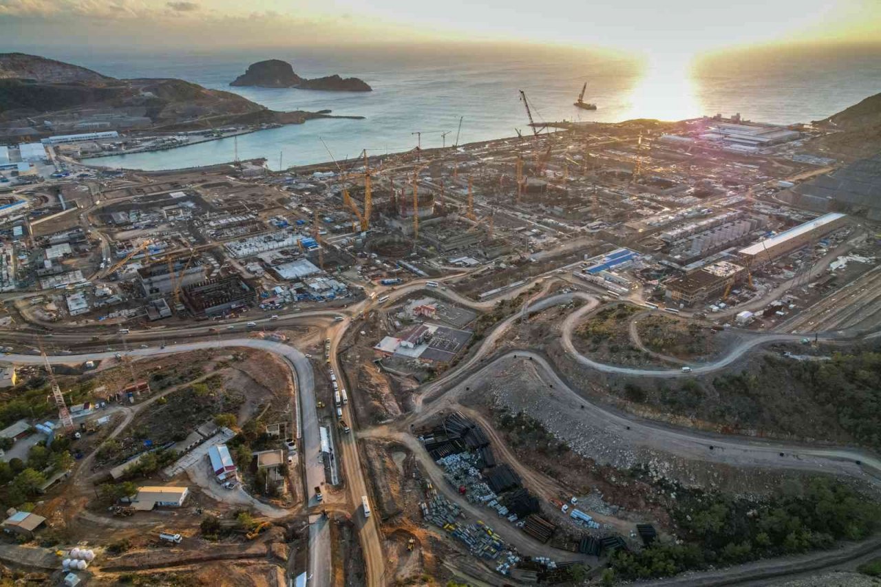 Akkuyu Nükleer Güç Santralinde açık reaktöre su verme işlemine başlandı