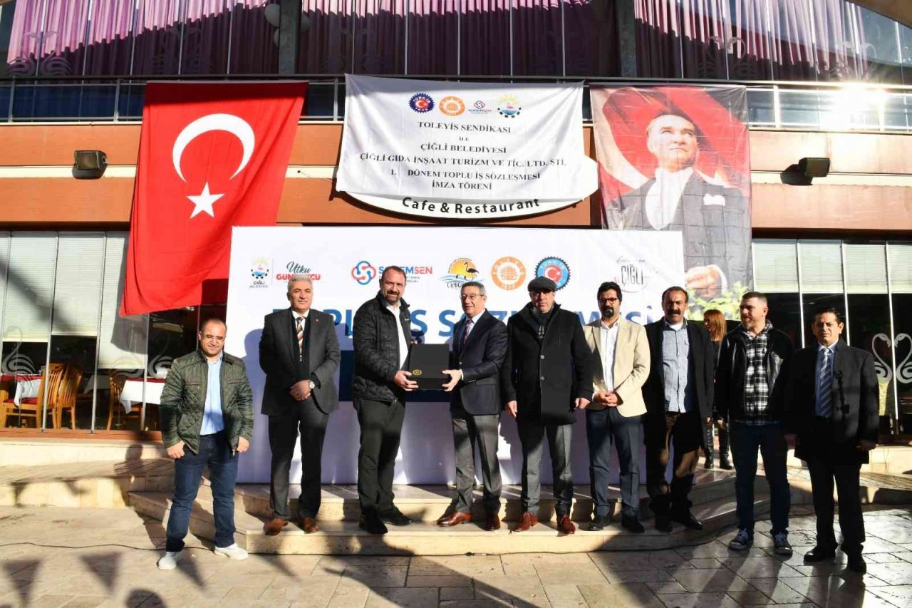 Çiğli’de toplu iş sözleşmesi görüşmeleri mutlu bitti