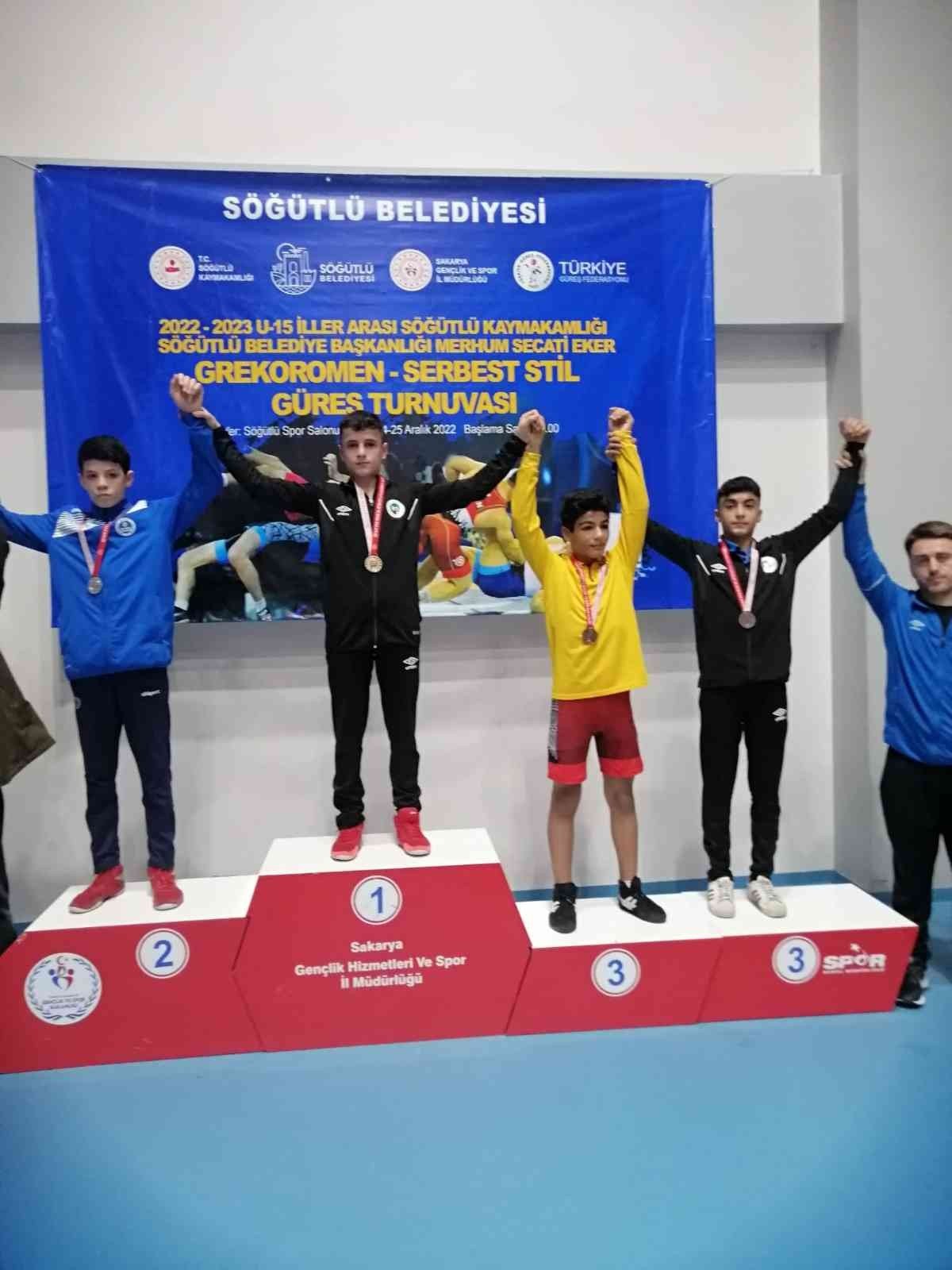 Takım halinde 3. oldular