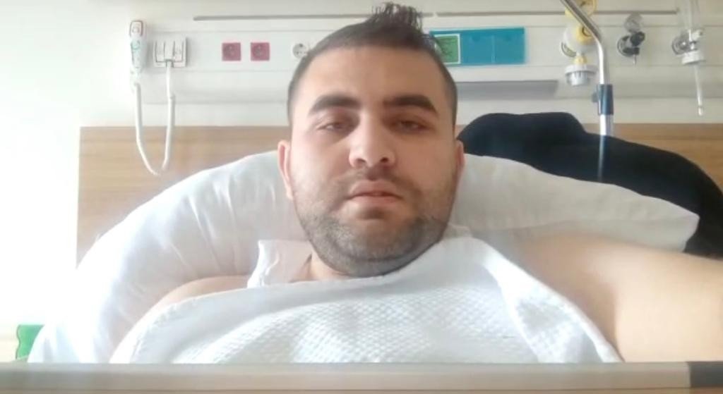 Göz göre göre silahla bacağından vuruldu