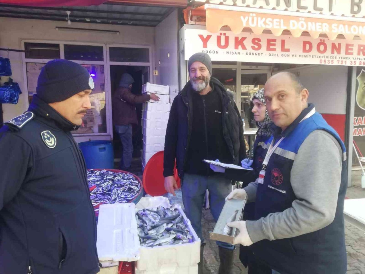 Balık tezgahlarına denetim