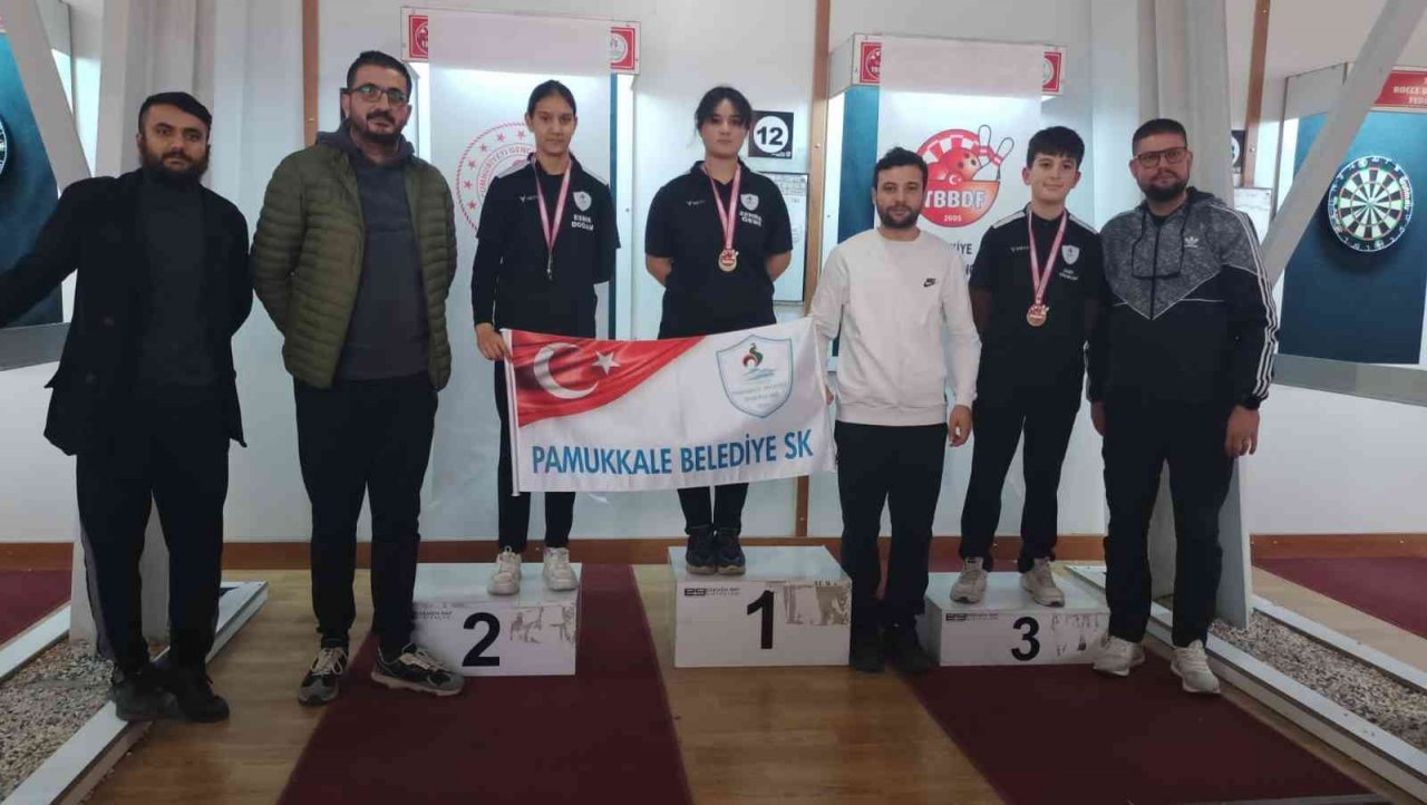 Denizlili dartçılardan 12 madalya