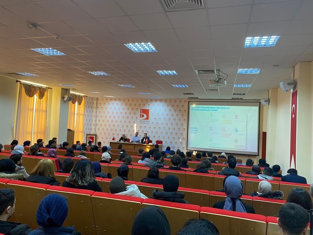 Yükseköğretim kurumlarında paydaş görüşlerinin alınması ve değerlendirilmesi eğitimi yapıldı