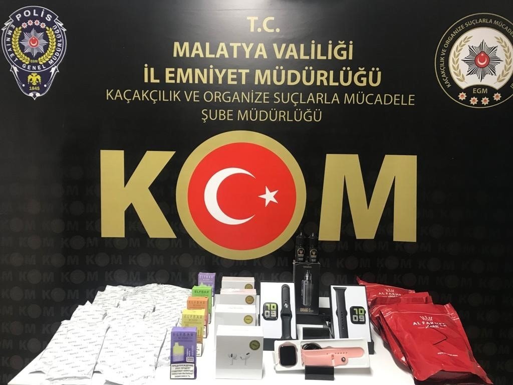 Polisten gümrük kaçağı ürünlere geçit yok