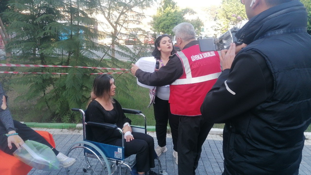 Gazeteciler, hastane güvenliğini tatbikatta bile geçemedi