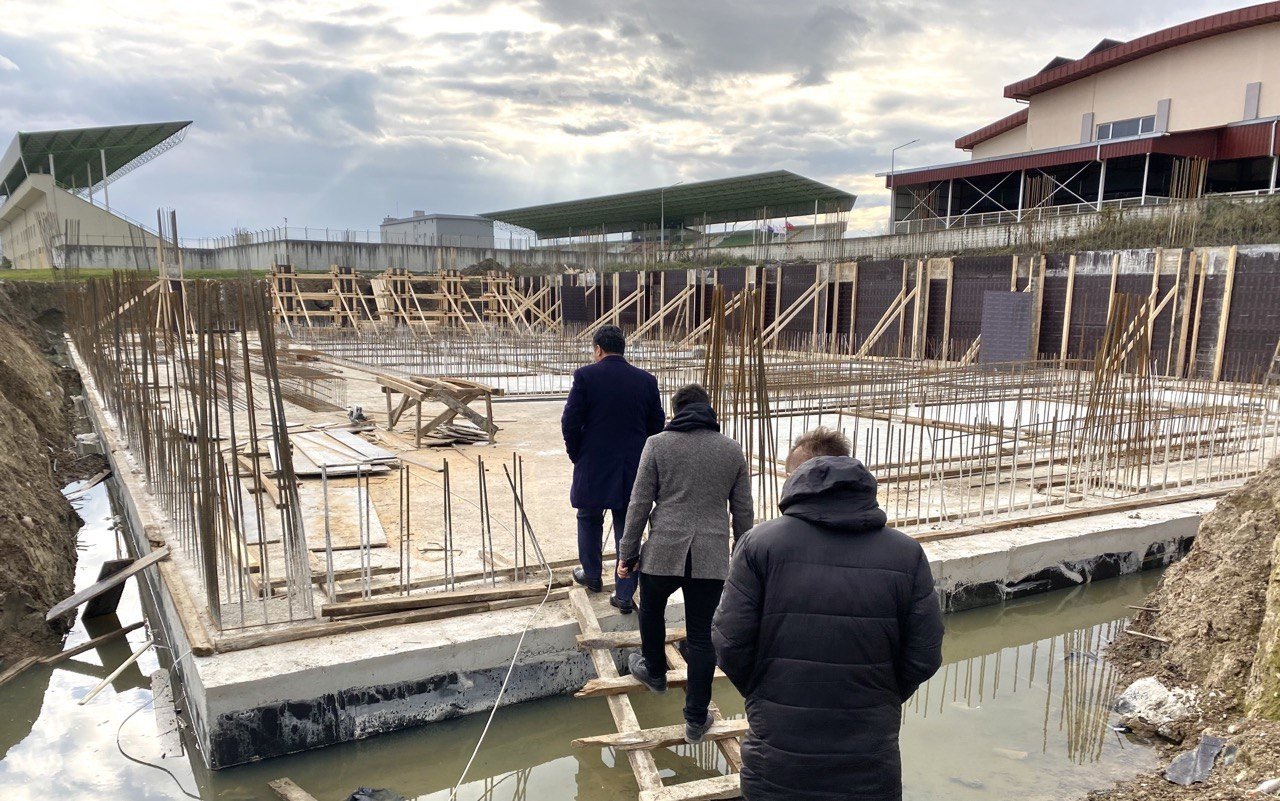 Çarşamba Kapalı Yüzme Havuzu yükseliyor