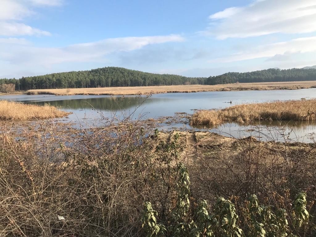 Süleymanlı Yayla Gölünde dip temizliği yapılıyor