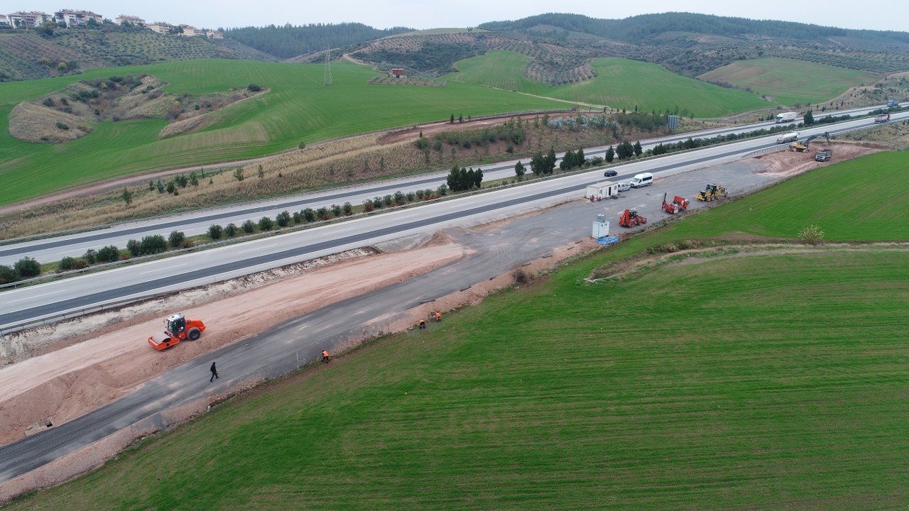 Sakızgediği otoban bağlantı yolu için çalışmalar başladı