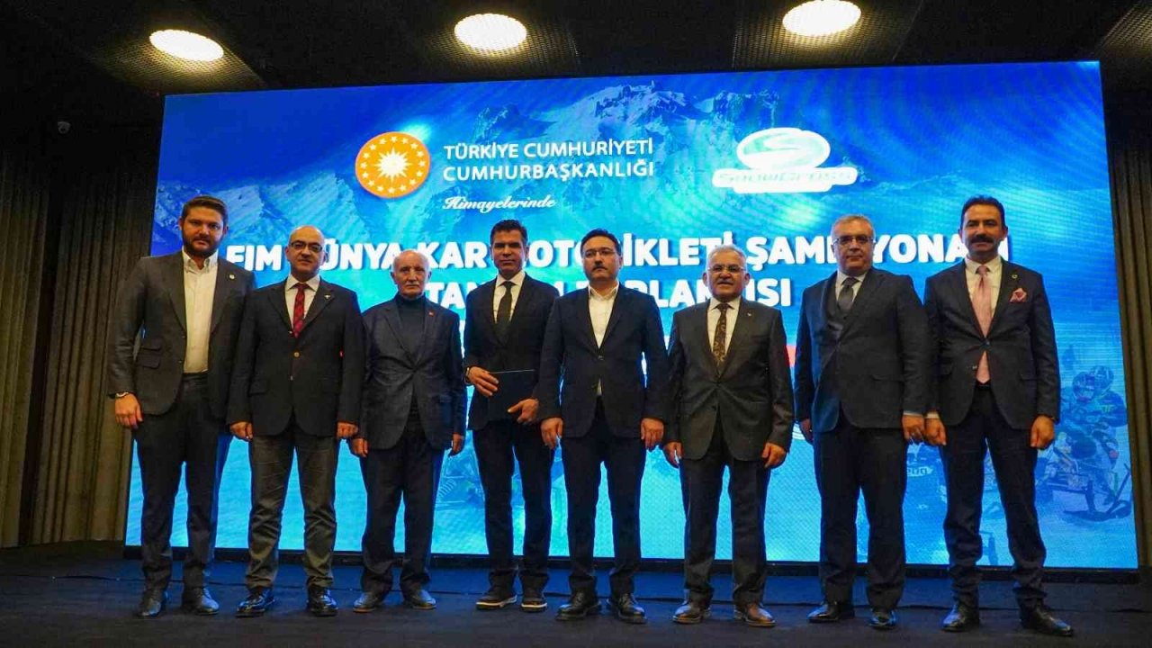 FIM Dünya Kar Motosikleti Şampiyonası Erciyes’te gerçekleşecek