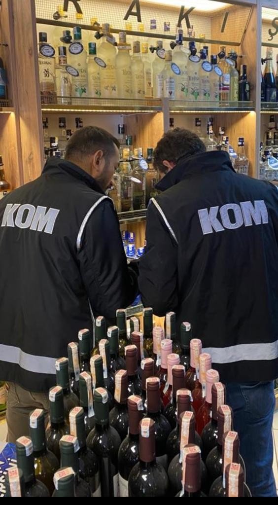 Bodrum’da yeni yıl öncesi sahte ve kaçak alkol denetimleri sıkılaştırdı