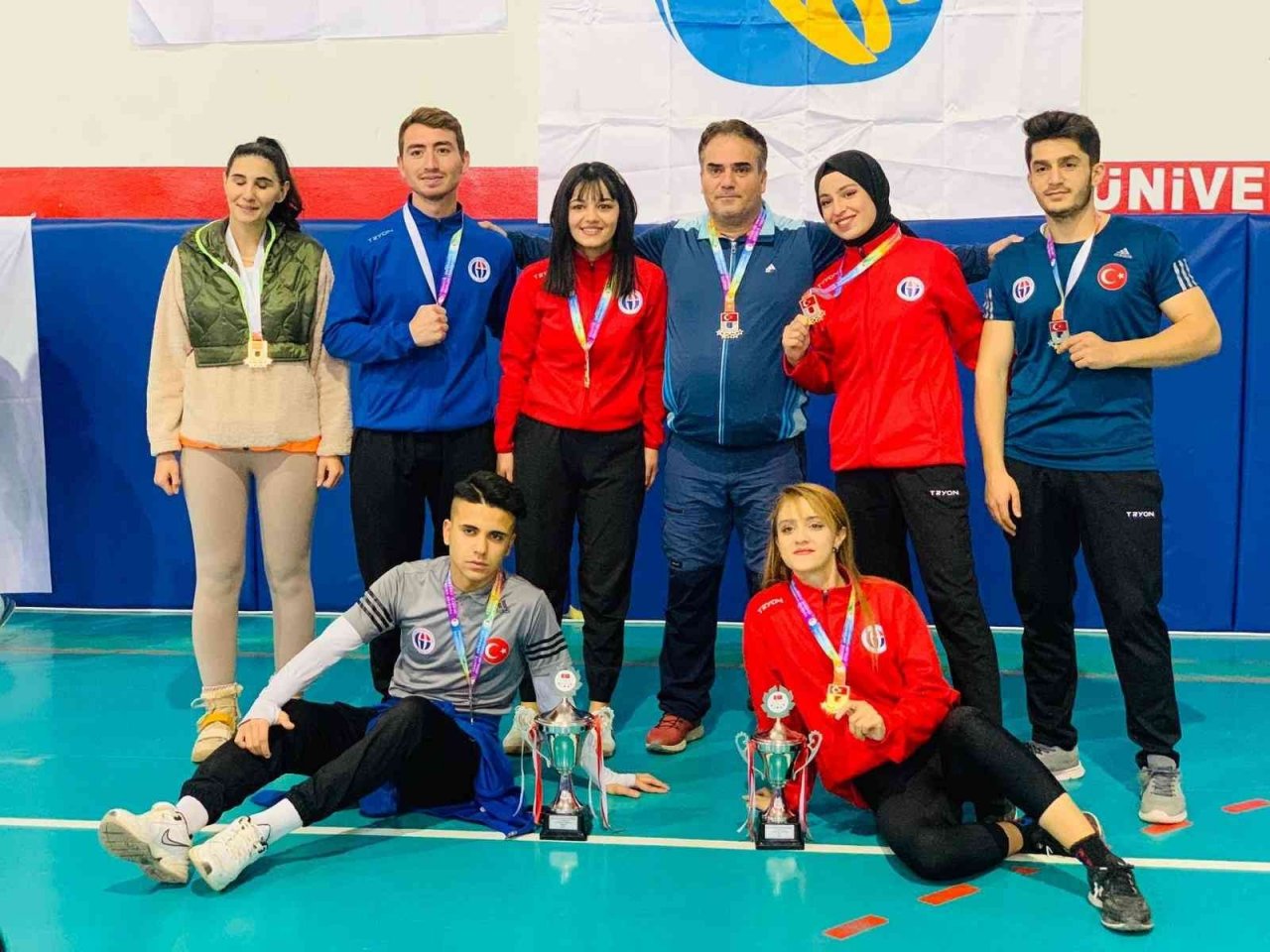 GAÜN takımlarından floor curling Türkiye şampiyonasına damga