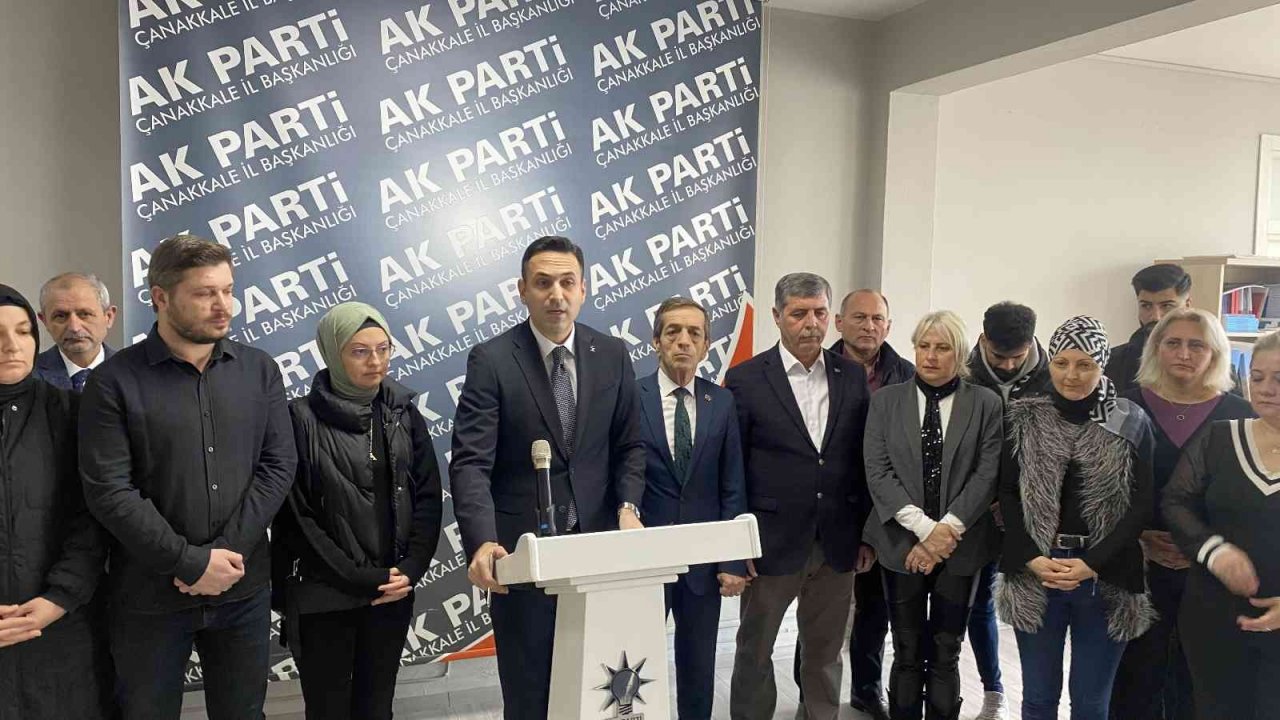 AK Partili Makas’tan, CHP Çanakkale Milletvekillerine HDP’li Semra Güzel tepkisi