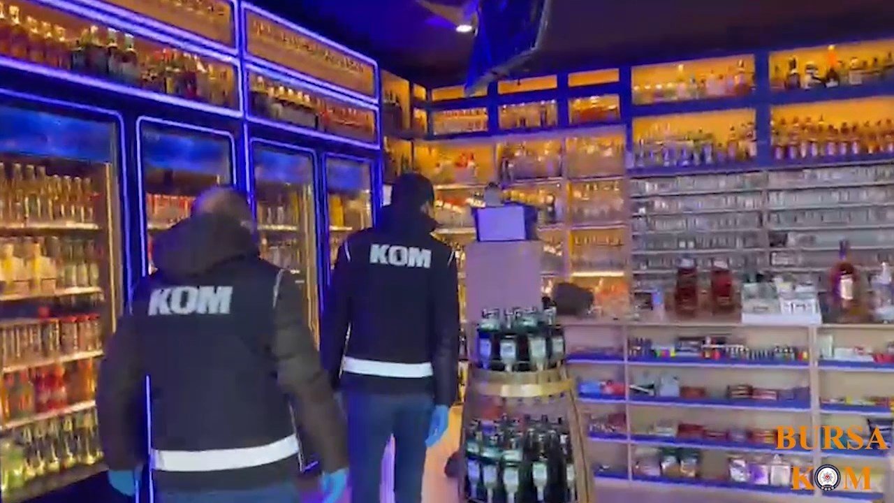 Yılbaşı öncesi Bursa’da büyük sahte içki operasyonu