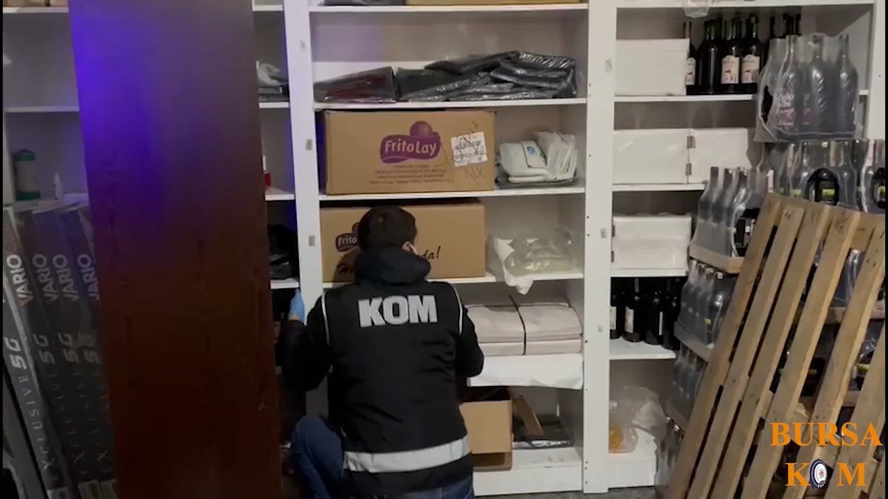Yılbaşı öncesi Bursa’da büyük sahte içki operasyonu