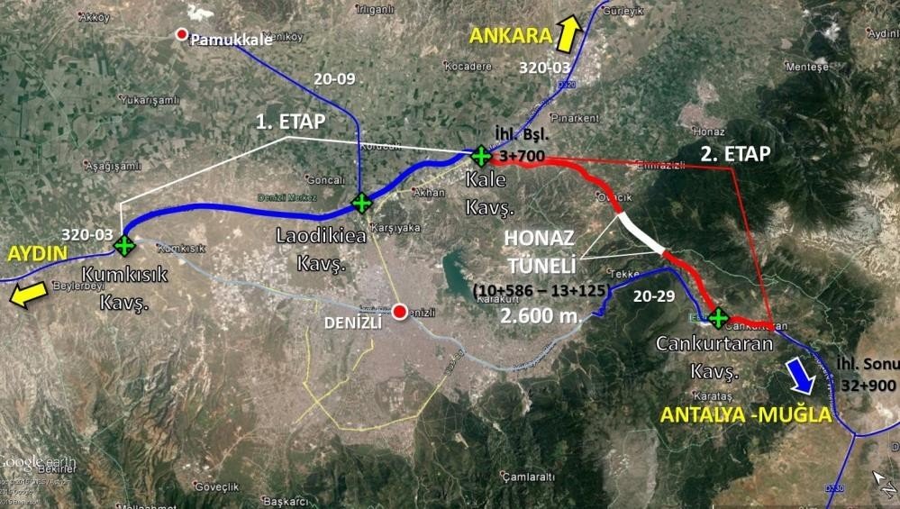 Cumhurbaşkanı Erdoğan, Honaz Tünelini açmak Denizli’ye geliyor