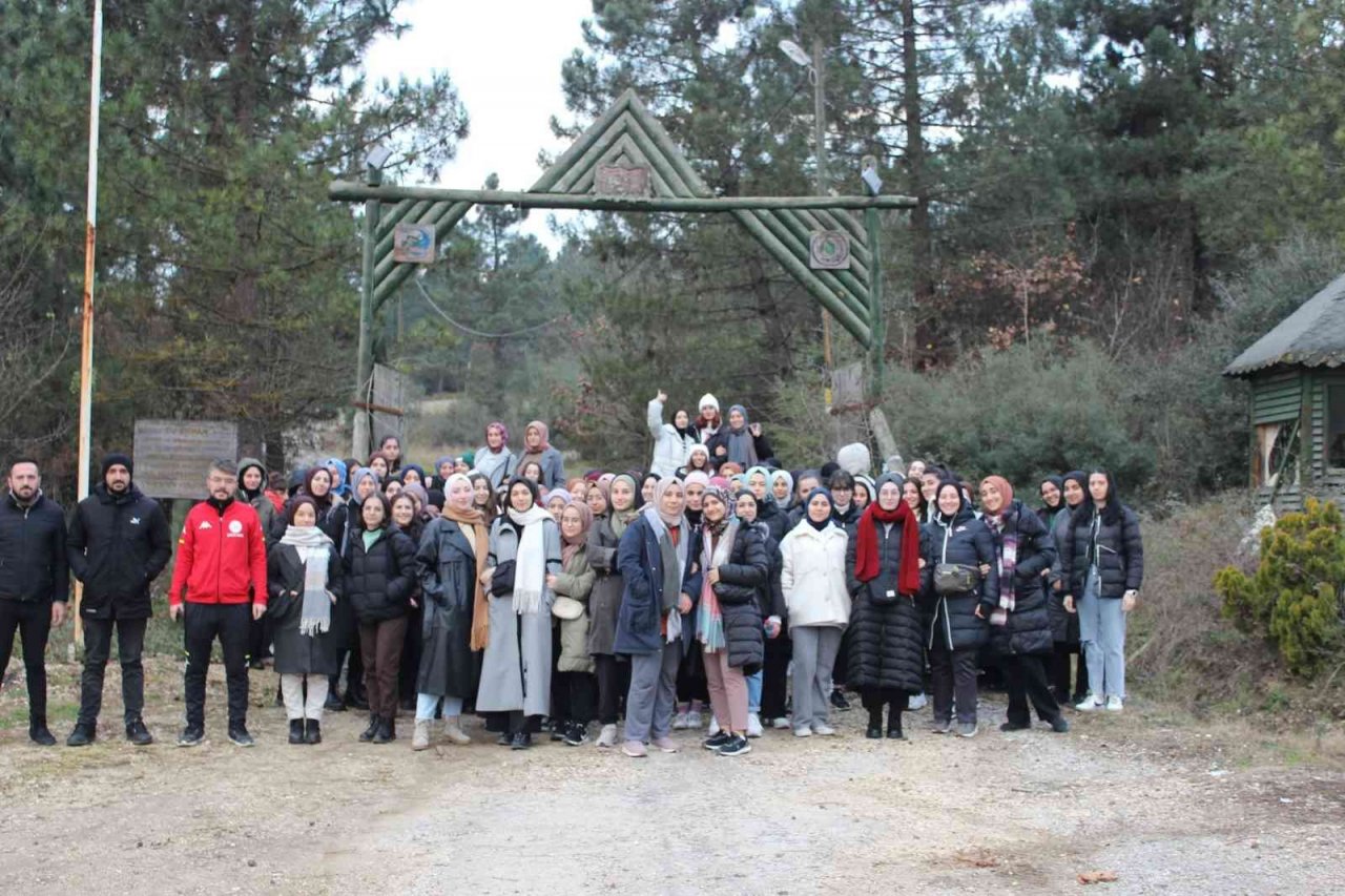 Doğa ve spor birleşti, yüzler güldü