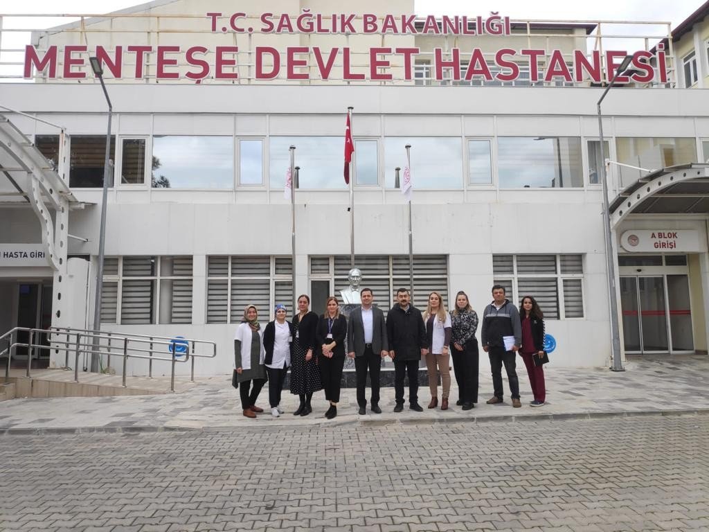 Menteşe Devlet Hastanesi’nde denetim gerçekleştirildi