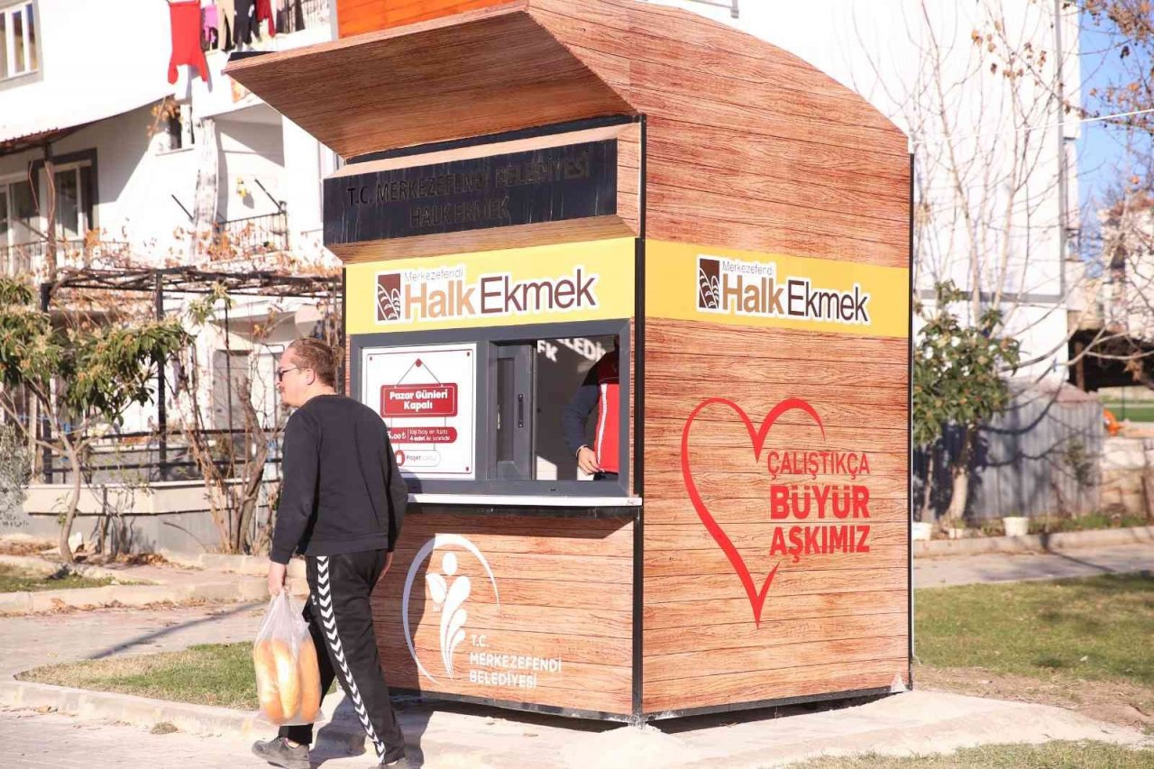 Merkezefendi Halk Ekmek büfe sayısı 14’e yükseldi