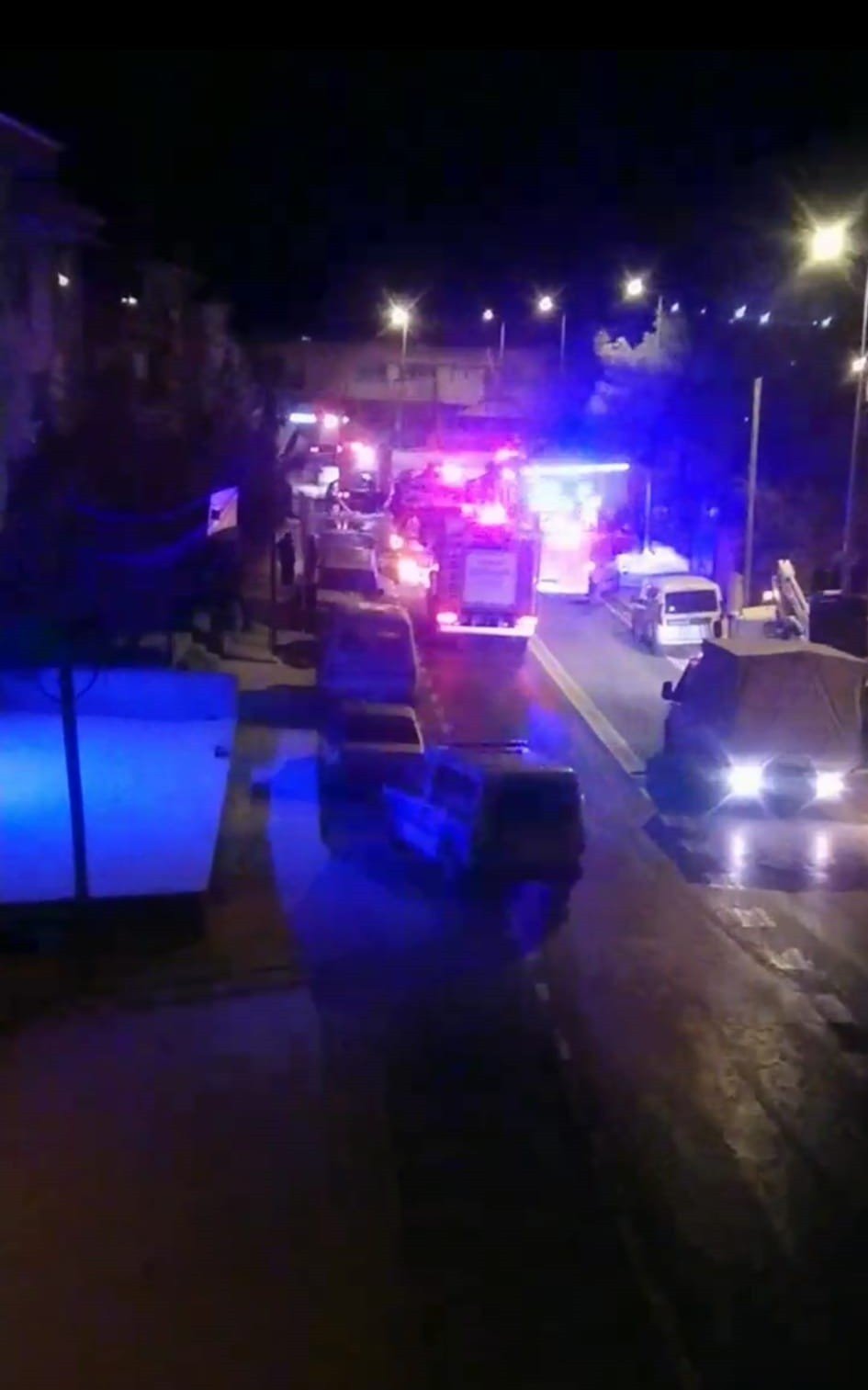 Market alev alev yandı