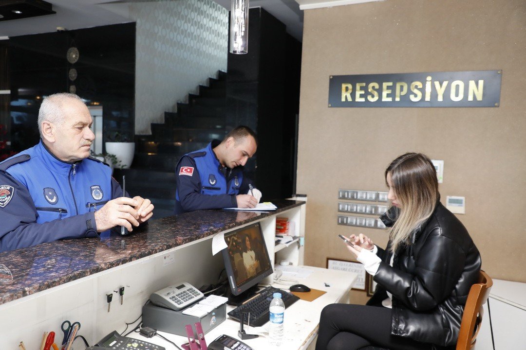 İlkadım’da oteller denetlendi