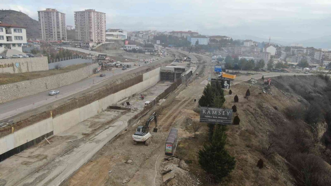 Trafik çilesini sona erdirecek projenin yüzde 90’ı tamamlandı