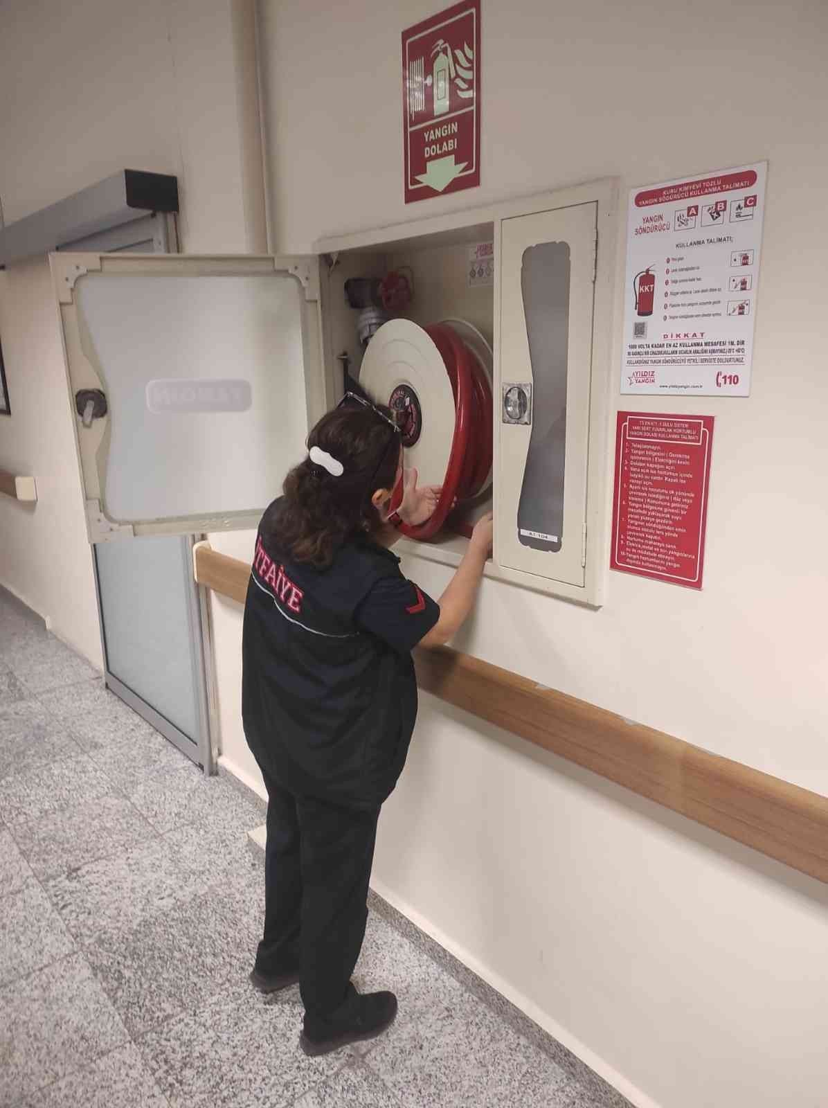 Manisa itfaiyesinden işletmelere güvenlik denetimi