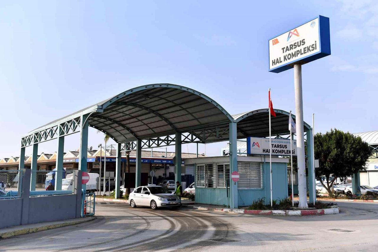 Tarsus Hal Kompleksinde aydınlatma sistemi yapıldı