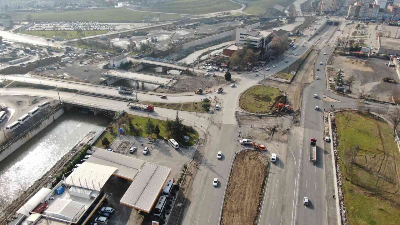 Trafik çilesini sona erdirecek projenin yüzde 90’ı tamamlandı