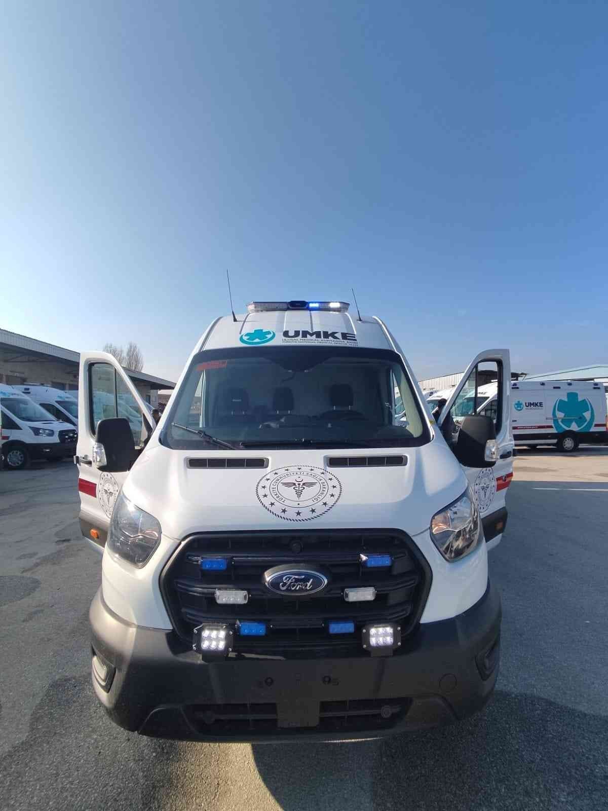 Düzce’ye tam donanımlı acil müdahale aracı