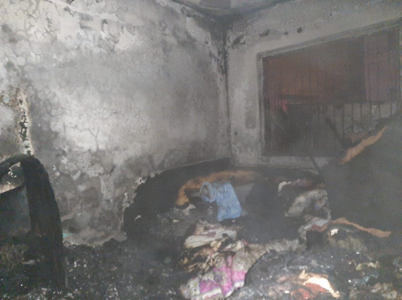 Adıyaman’da çıkan yangında bir ev kullanılamaz hale geldi