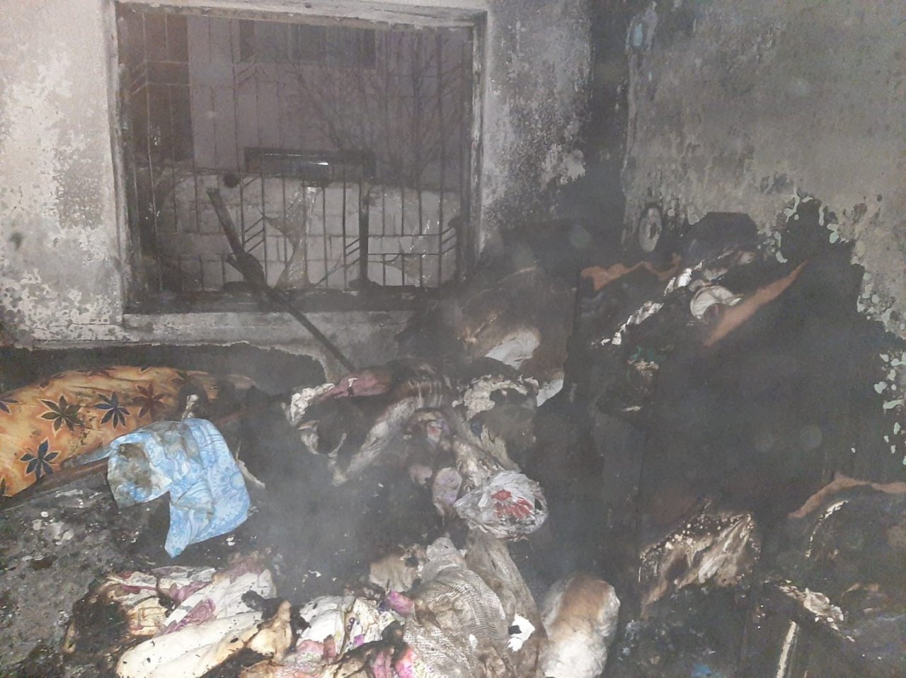 Adıyaman’da çıkan yangında bir ev kullanılamaz hale geldi