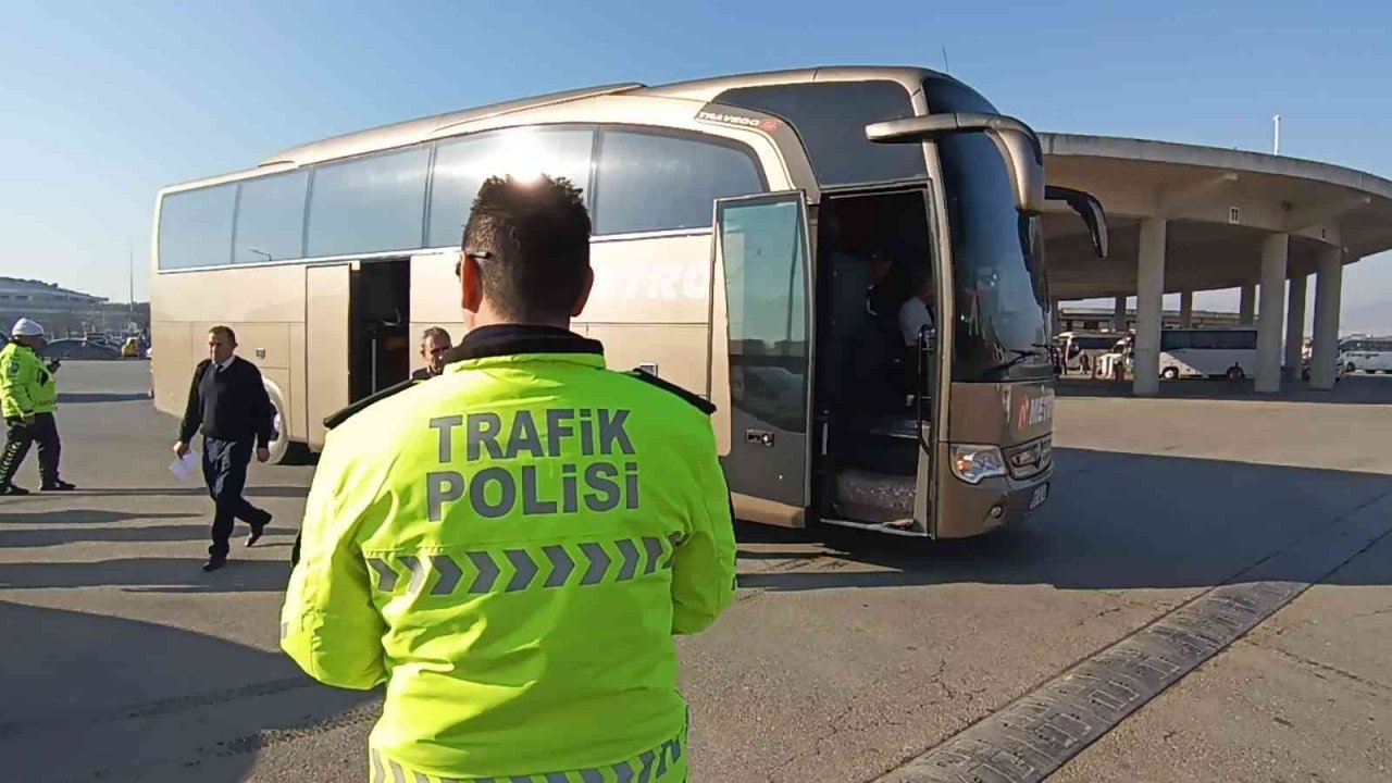 Yeni yıl öncesi terminalde sıkı denetim