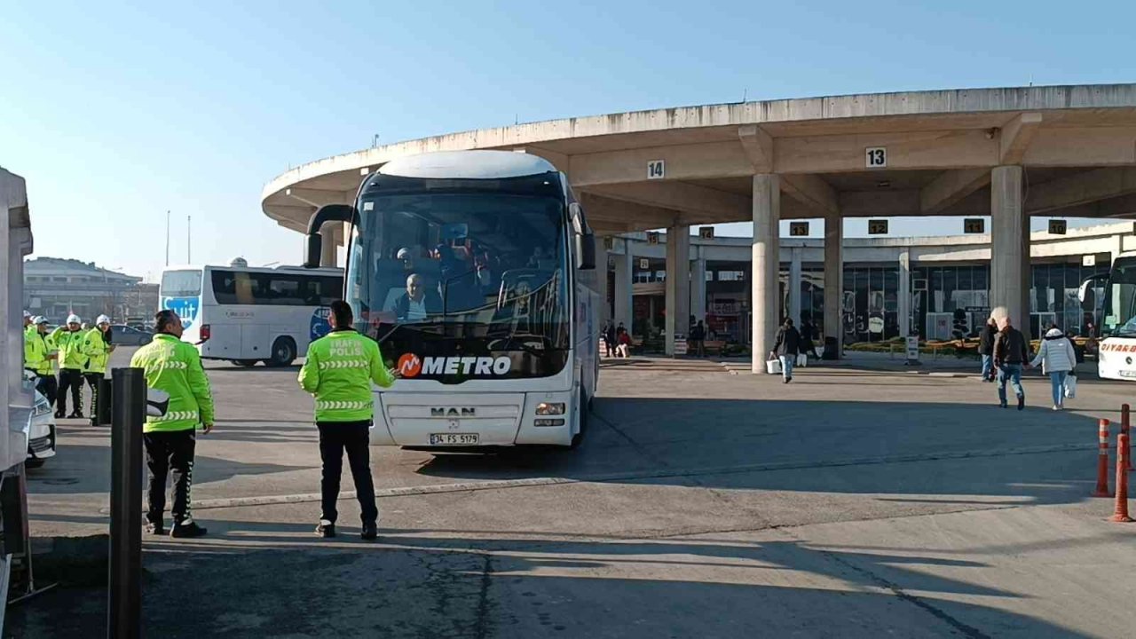 Yeni yıl öncesi terminalde sıkı denetim